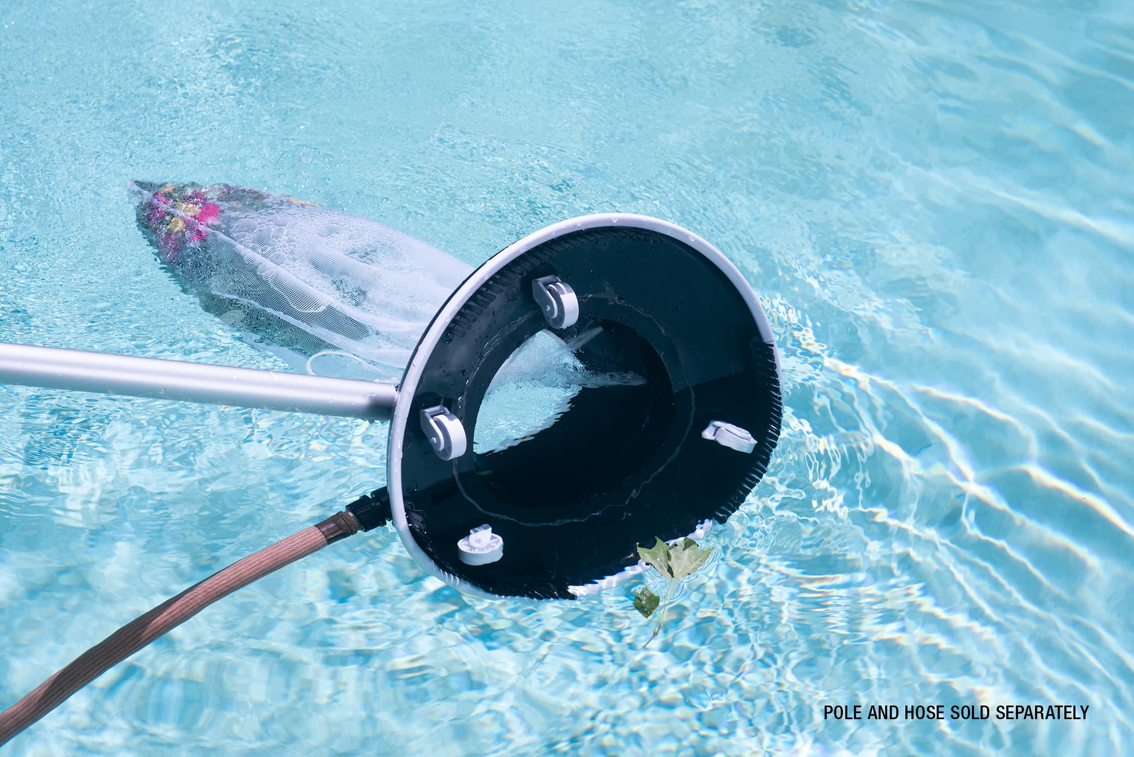 Close-up view of perimeter brushes on Poolmaster 28316