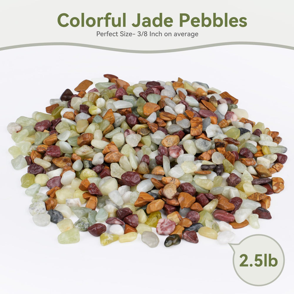 Close-up view of Pulovin pebbles showcasing their smooth finish