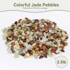 Close-up view of Pulovin pebbles showcasing their smooth finish