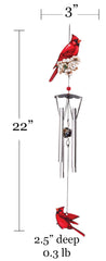 Close-up view of Spoontiques wind chime with intricate details