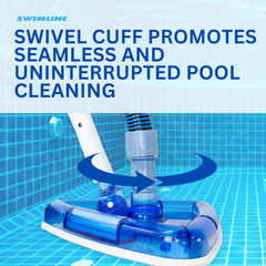 Close-up view of Swimline Vacuum Hose swivel cuff
