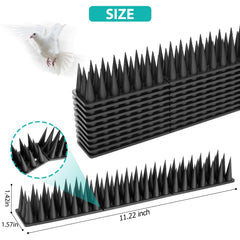 Close-up view of the adjustable sections of PestFlee Bird Spikes