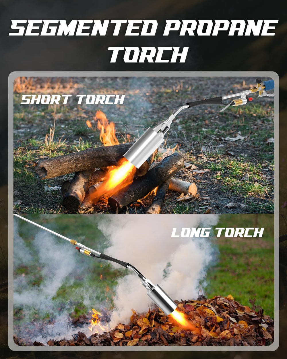 Clozpleax Propane Torch Weed Burner with detachable extension