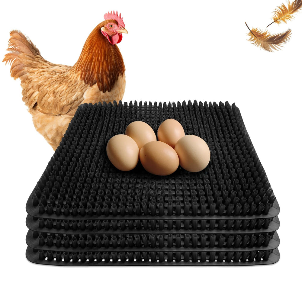 CLUCKHUB Washable Nesting Pads front view, black colour
