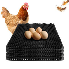 CLUCKHUB Washable Nesting Pads front view, black colour