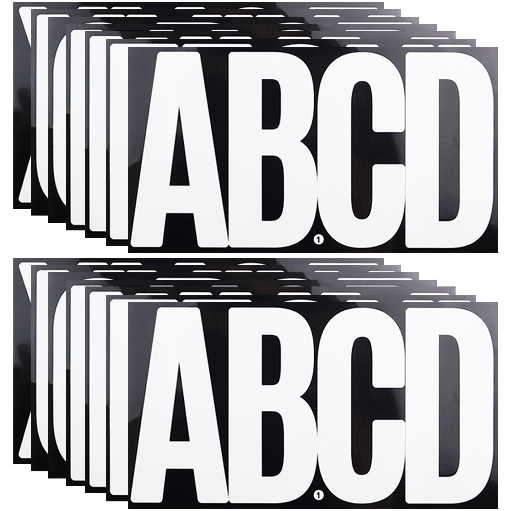 CMBBZZY 6 Inch Large Letters Sticker pack front view