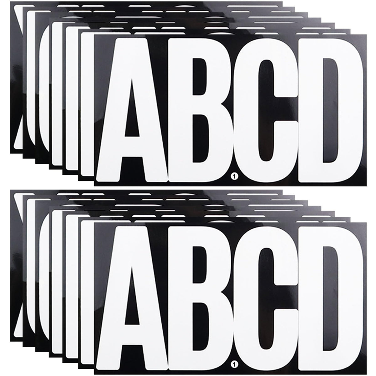 CMBBZZY 6 Inch Large Letters Sticker pack front view