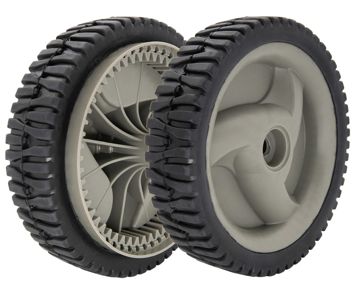 CMOOD 8 inch front drive lawn mower wheel front view