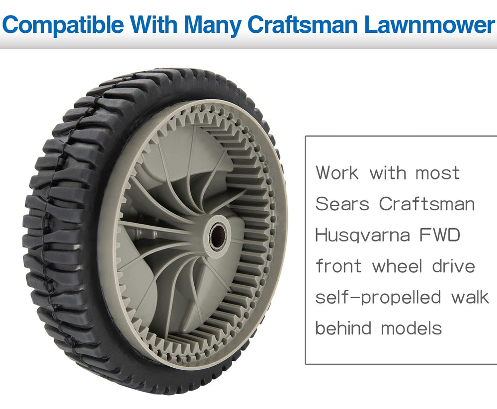 CMOOD front drive wheels compatible with Craftsman mowers