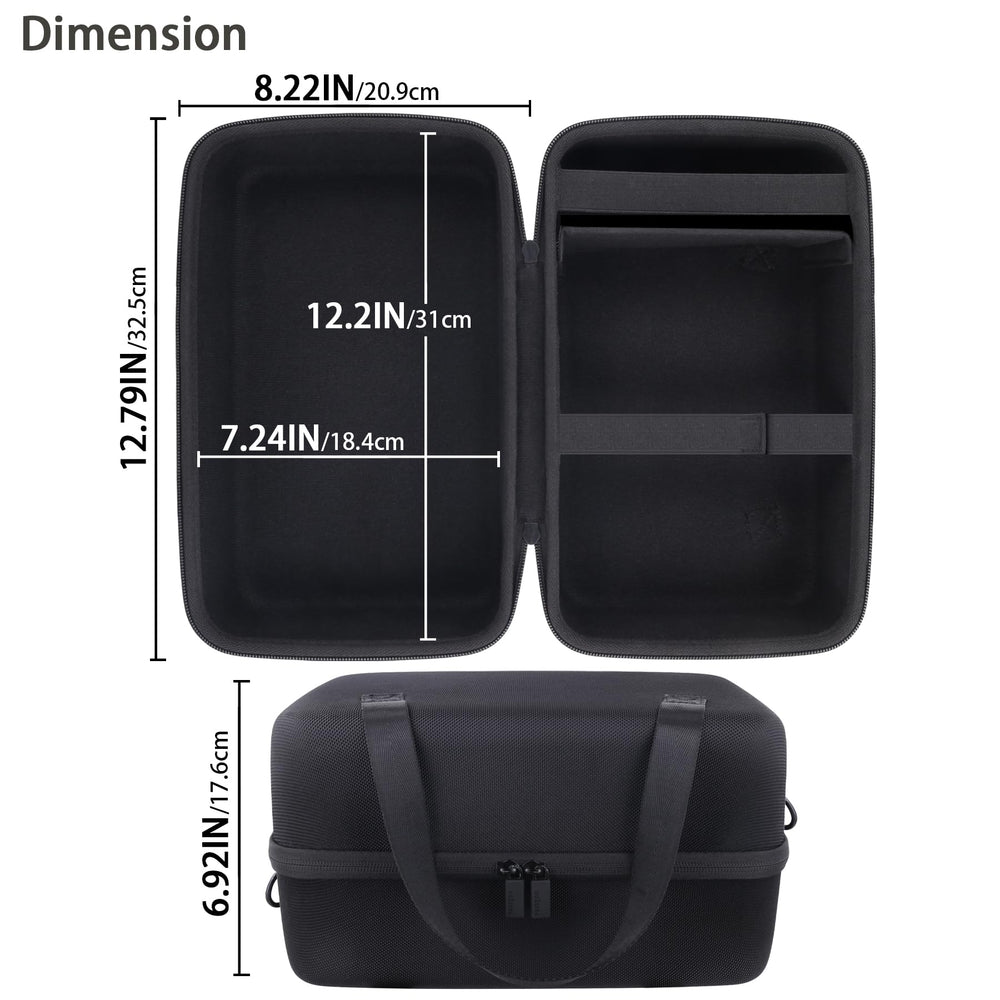 co2CREA case dimensions displayed next to Anker SOLIX C300