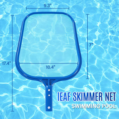 coclothy Pool Skimmer Net side view with handle