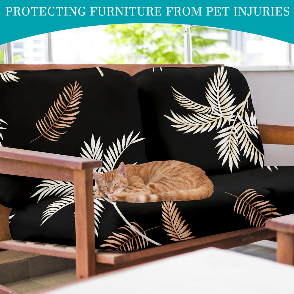 Coconut Forest pattern detail on BIETYONE cushion cover