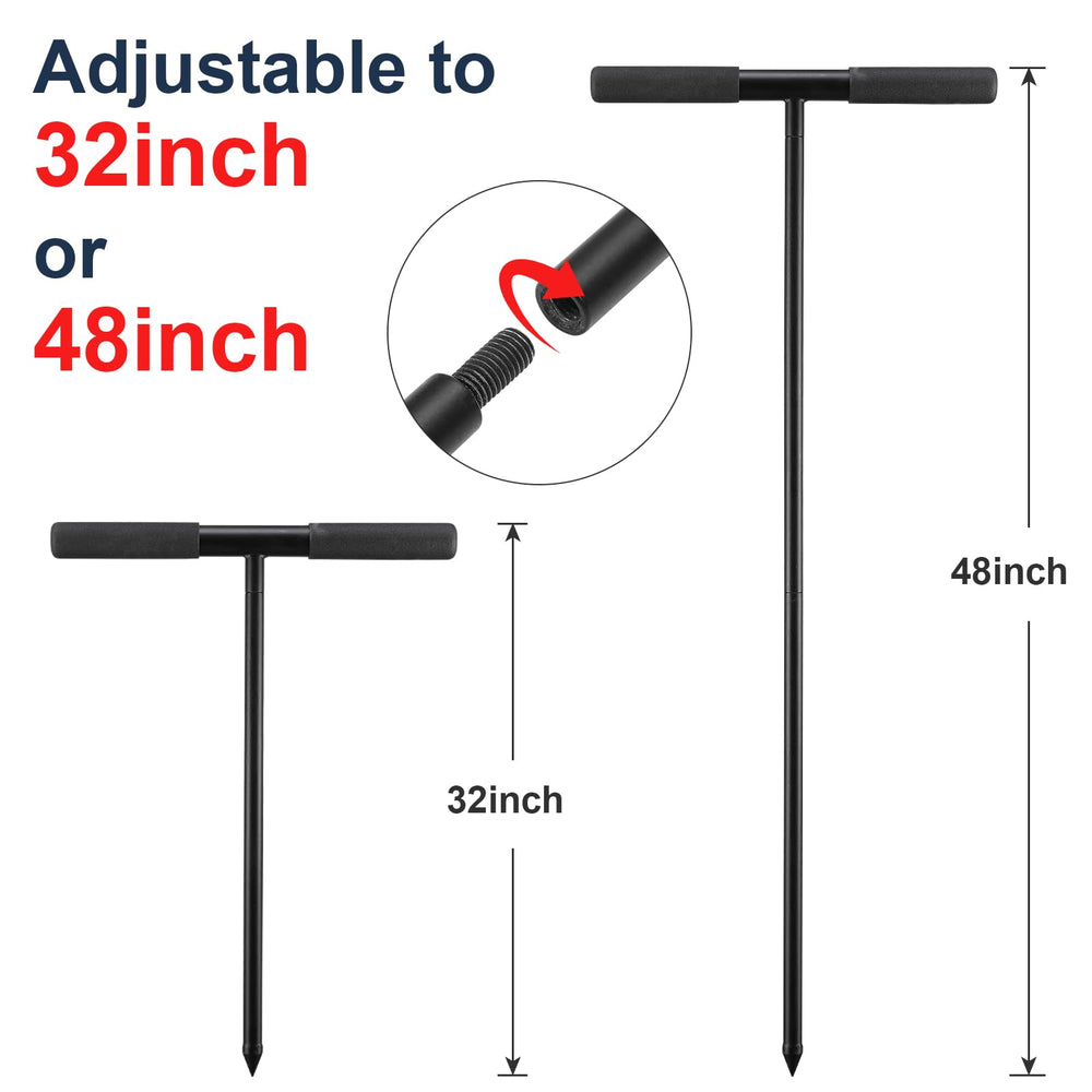 COCONUT Soil Probe Rod in use locating underground pipes