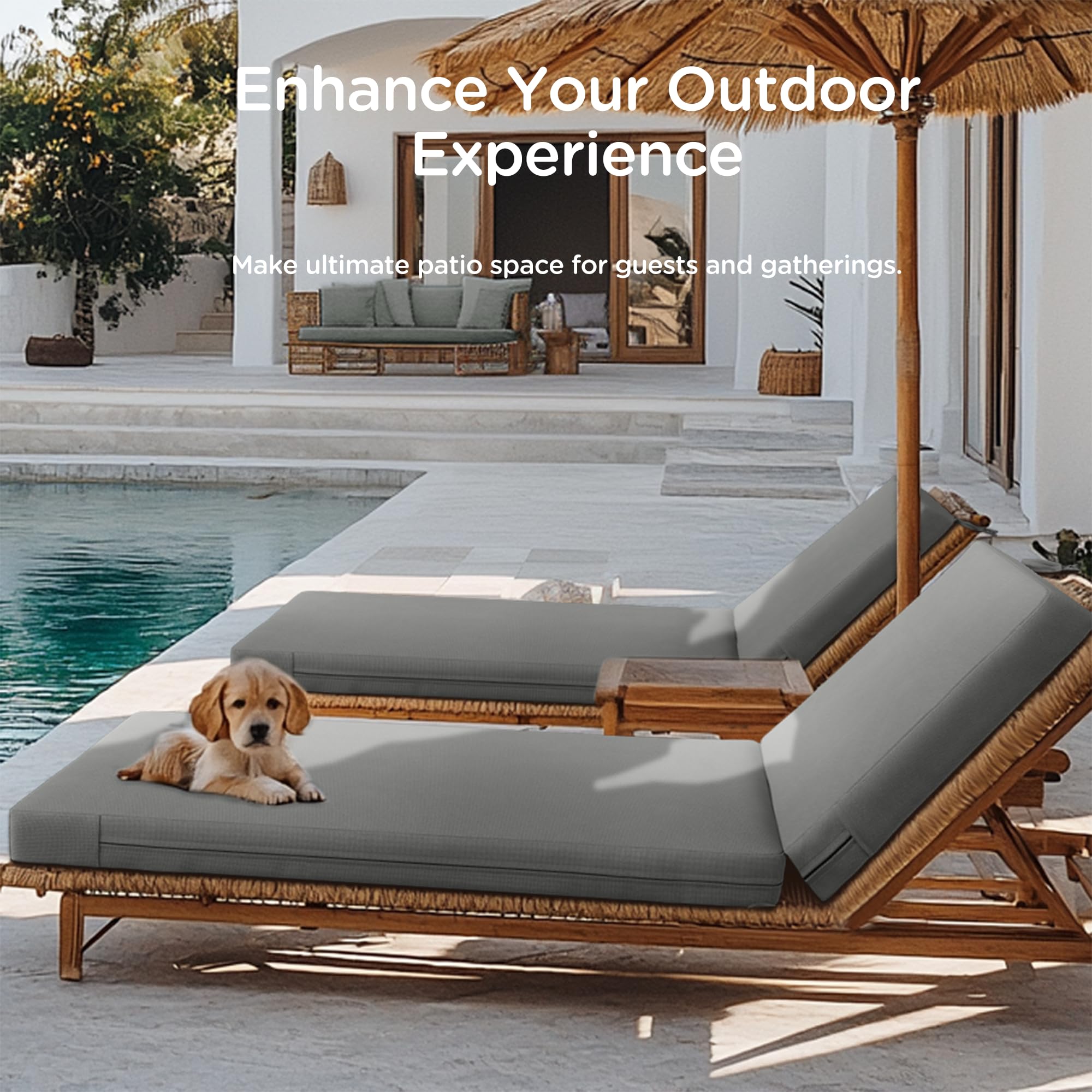 Codi cushion showing waterproof fabric features