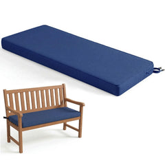 Codi Outdoor Bench Cushion Navy 48x18 front view