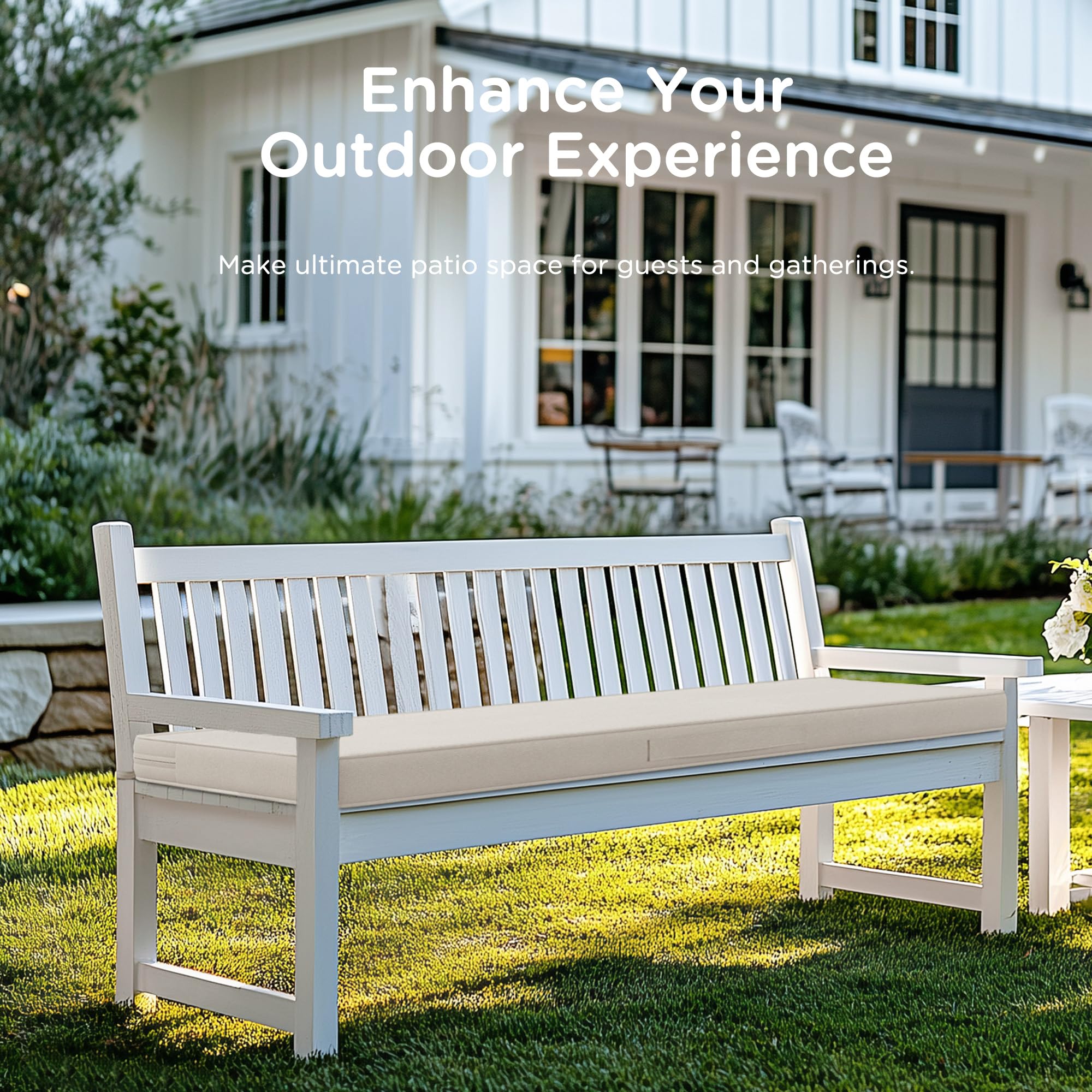 Codi Outdoor Bench Cushion packed for shipping