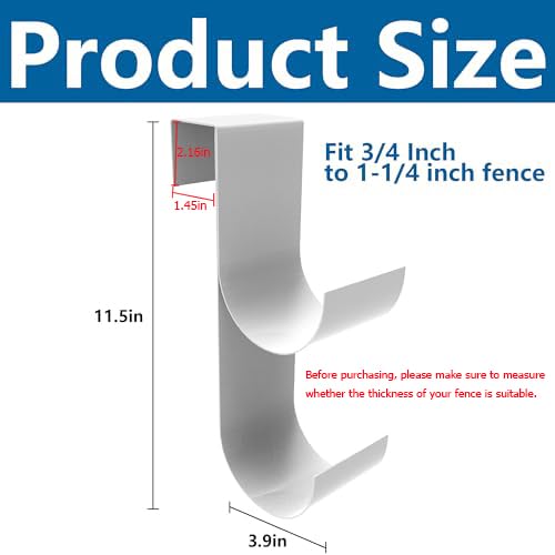codree Pool Fence Hook installation on flat-top railing