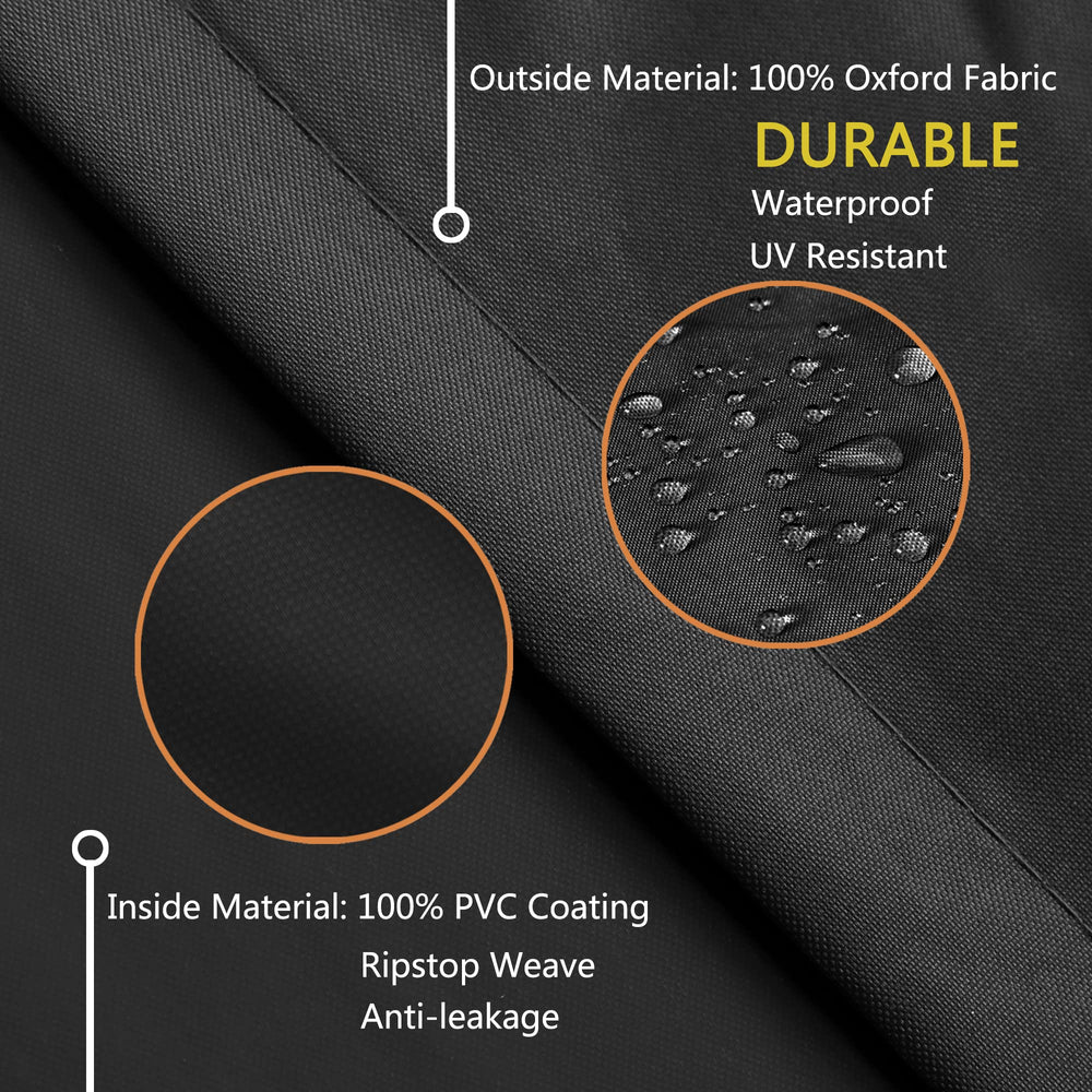 Coffee table cover dimensions shown on tape measure