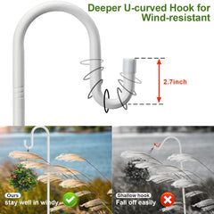 cogardenshower Bird Feeder Pole adjustable height segments