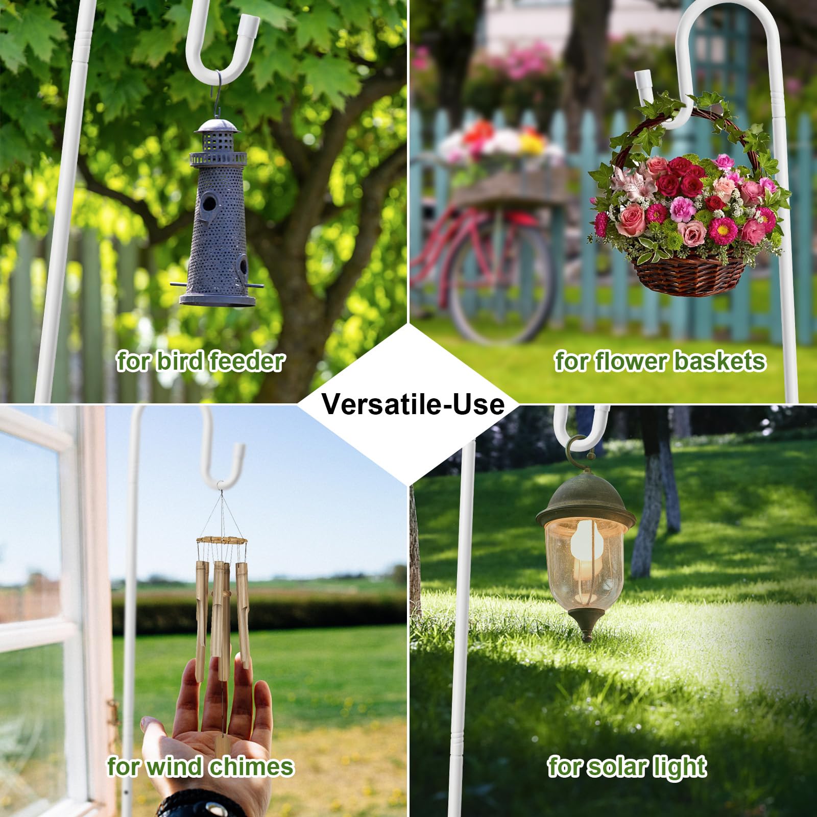 cogardenshower Bird Feeder Pole assembly instructions visual