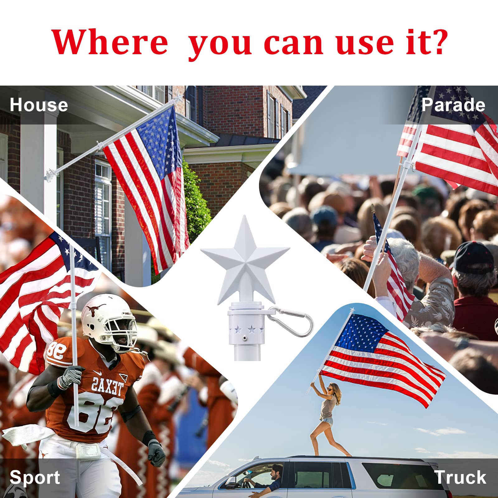 cogardenshower flag pole kit packaging