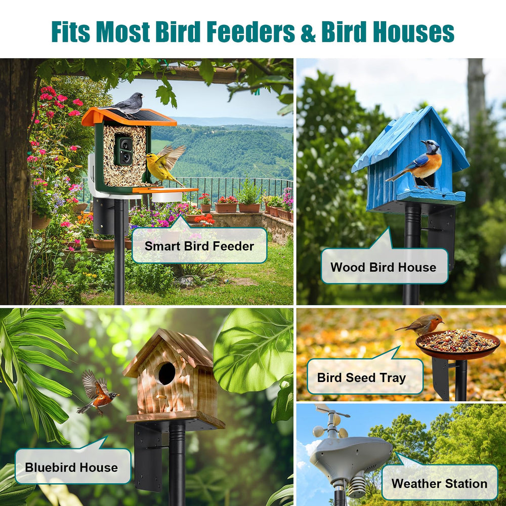 cogardenshower Heavy Duty Bird Feeder Pole packaging
