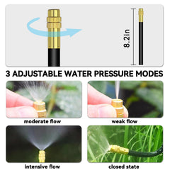 Cokacot adjustable water pressure settings displayed
