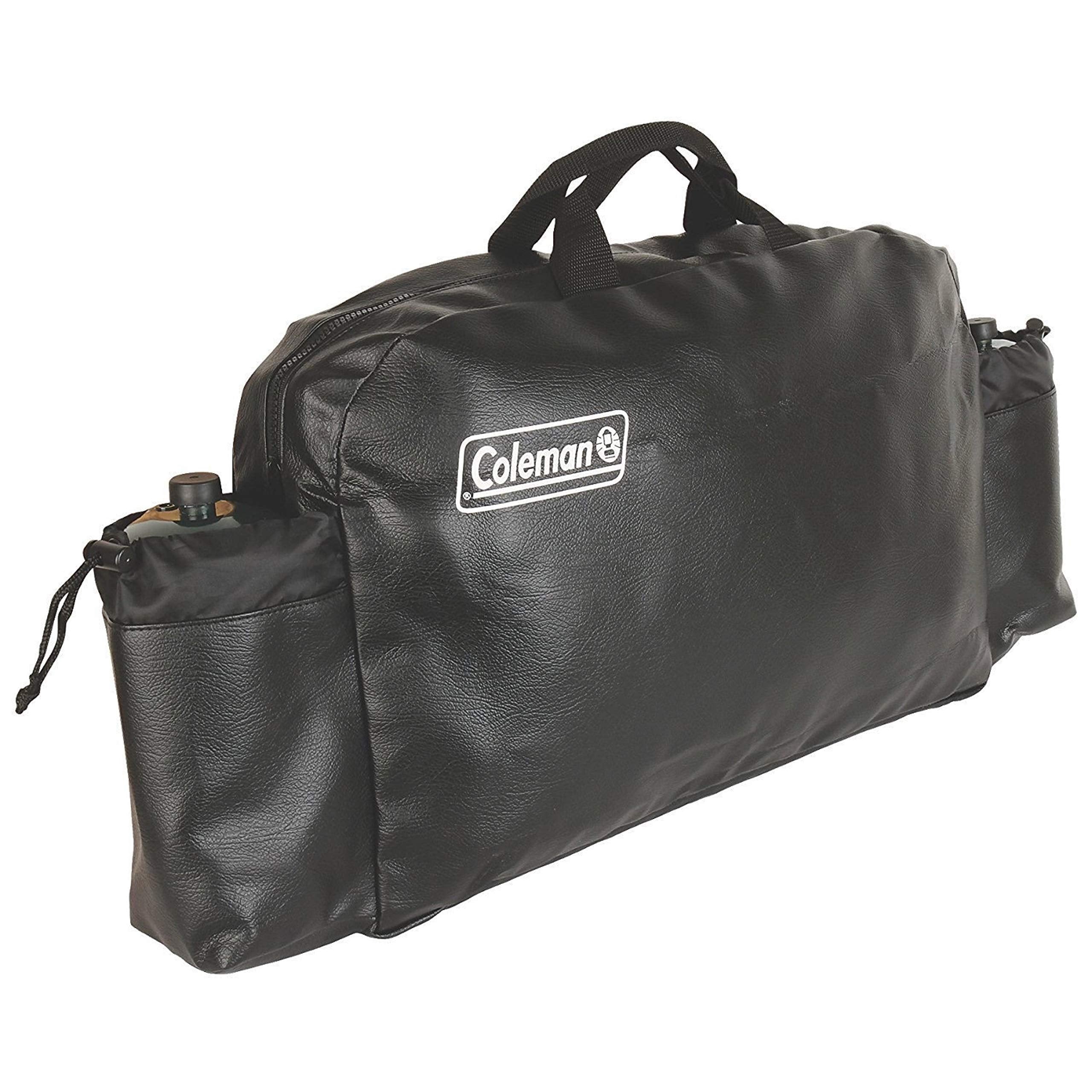Coleman Stove Carry Case black front view with handle