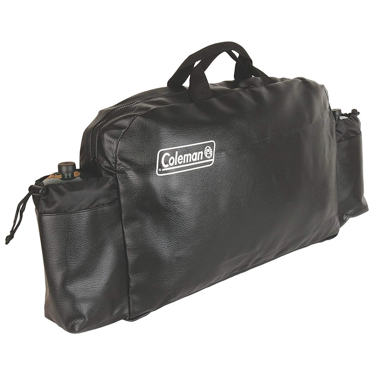 Coleman Stove Carry Case black front view with handle
