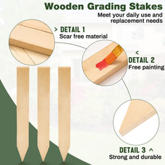 Colingmill stakes in a garden supporting plants
