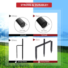 Collapsible feature of EXCMARK Shepherd Hook