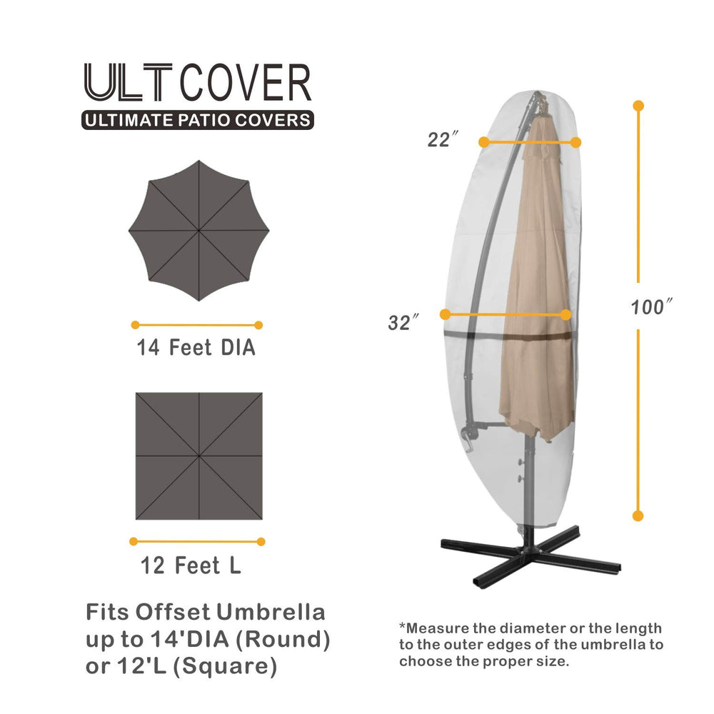 Collapsible fiberglass pole included with ULTCOVER Umbrella Cover