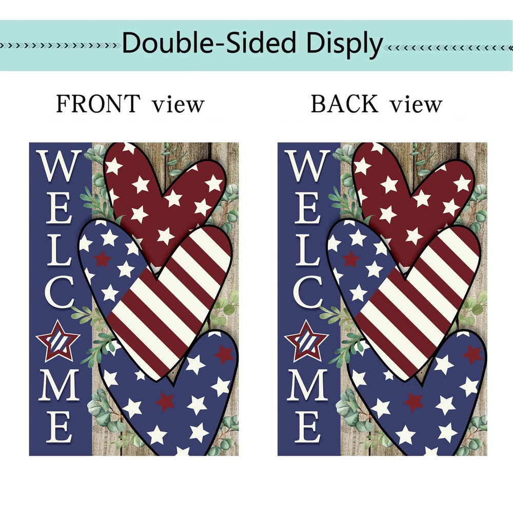 Collection of Lumifan garden flags for different holidays