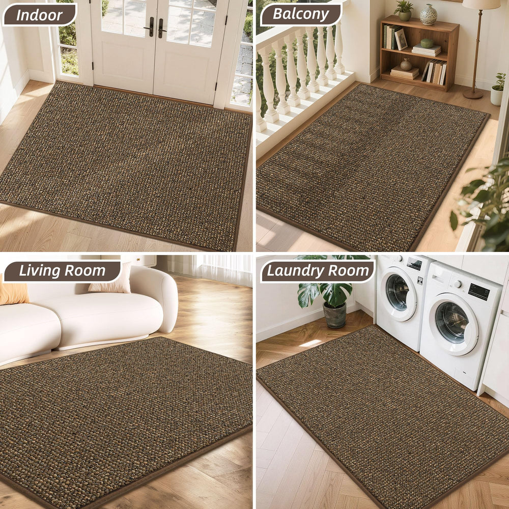 Color and design details of BEQHAUSE Dirt Trapper Door Mat