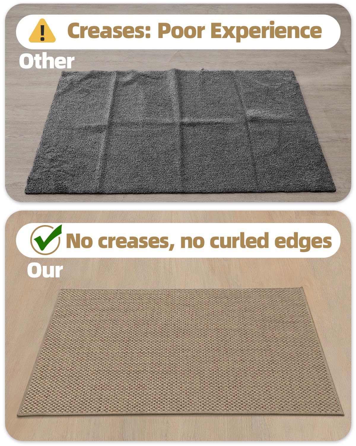 Color&Geometry door mat absorbing moisture and dirt