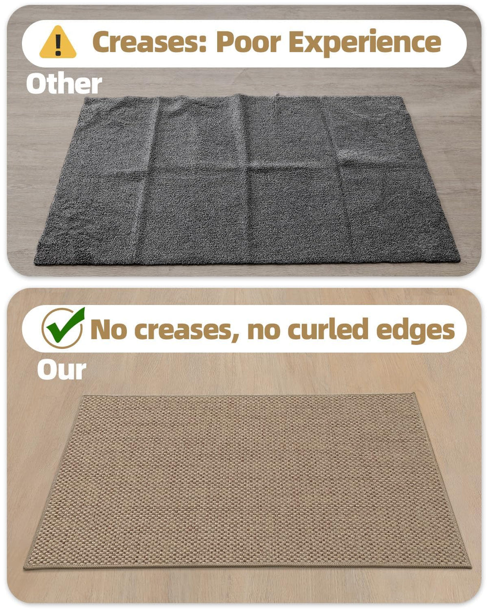 Color&Geometry door mat absorbing moisture and dirt