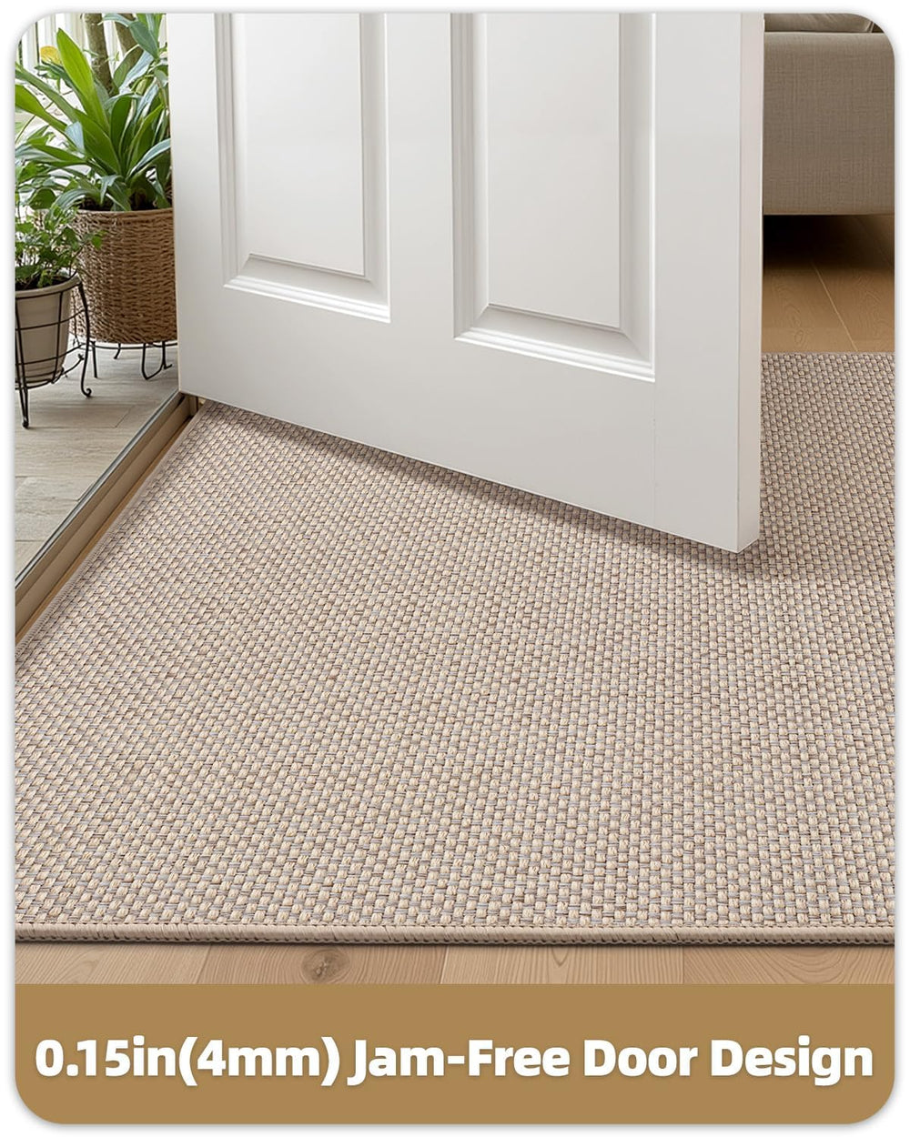 Color&Geometry door mat placed at home entrance