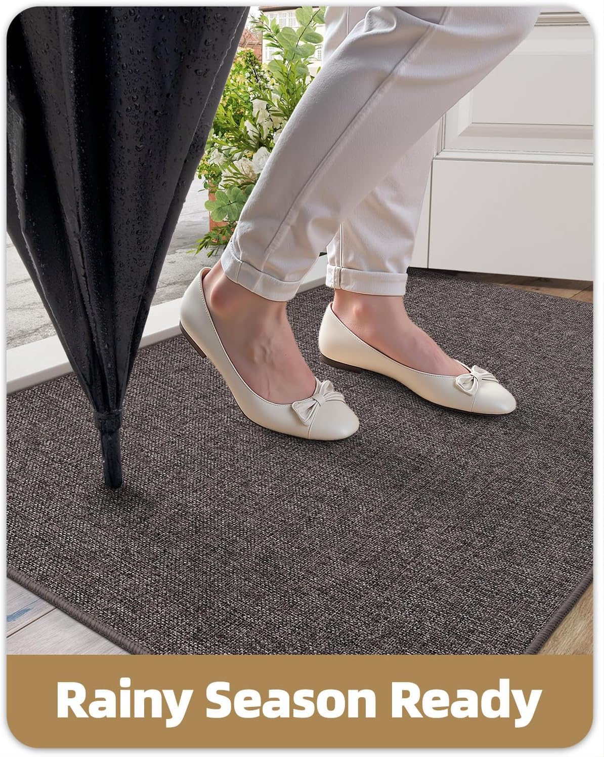 Color&Geometry Indoor Door Mat absorbing dirt