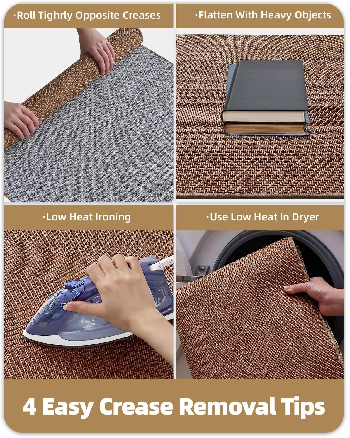 Color&Geometry Indoor Door Mat in hallway setting