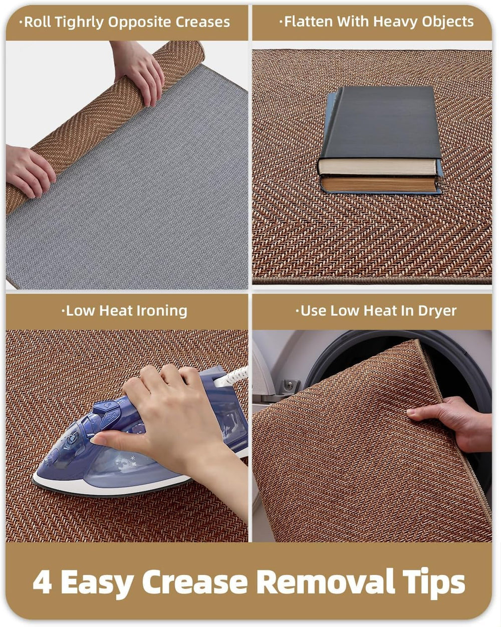 Color&Geometry Indoor Door Mat in hallway setting