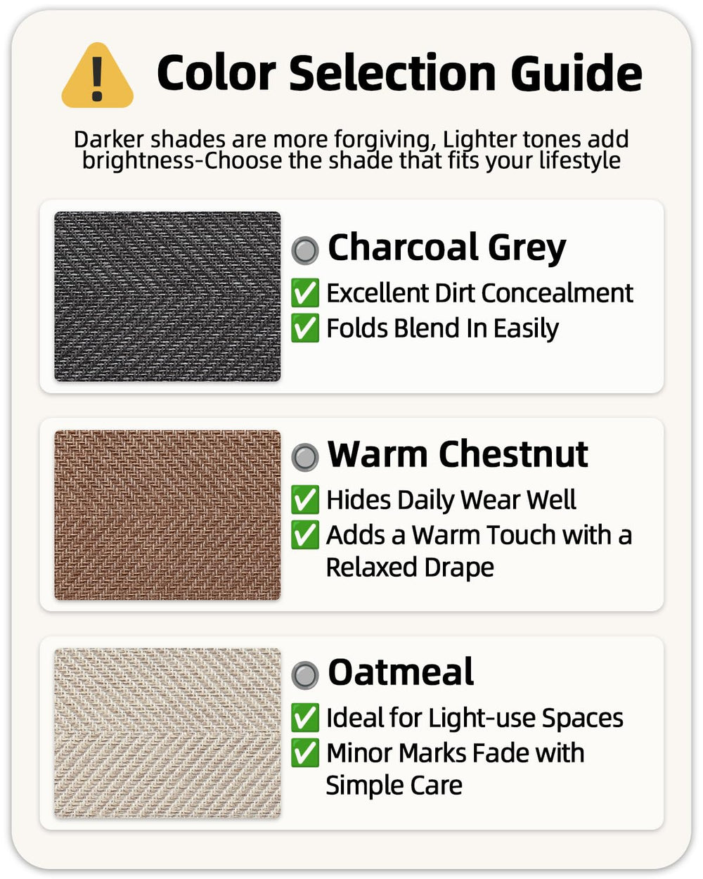 Color&Geometry Indoor Door Mat non-slip TPR bottom detail