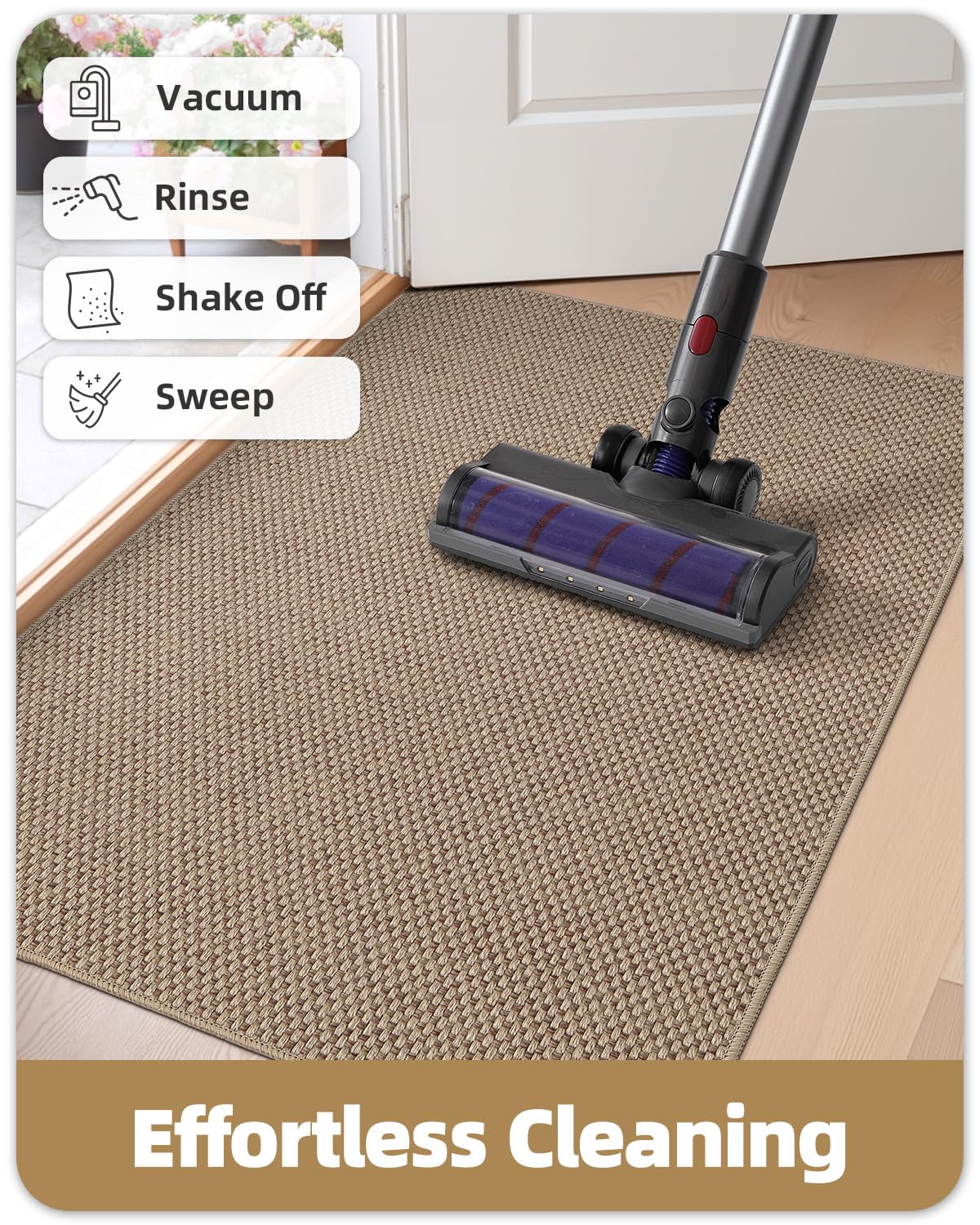 Color&Geometry Indoor Door Mat showcasing versatility in use