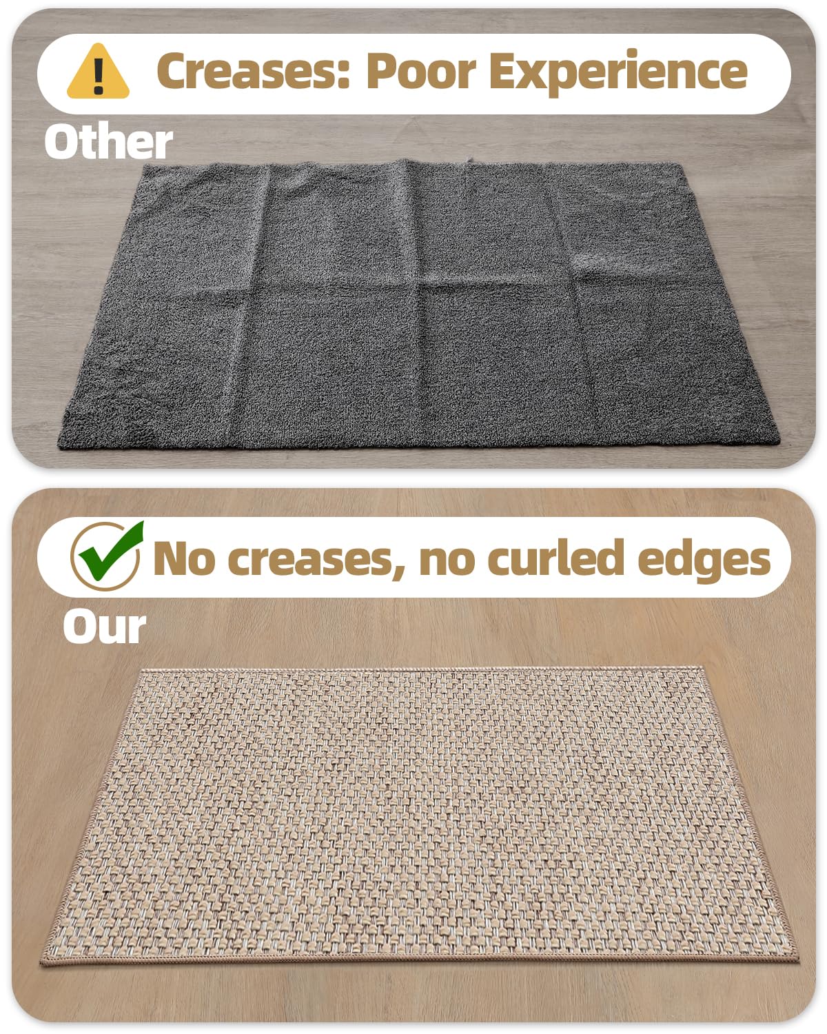 Color&Geometry Indoor Doormat in a sunny area for drying