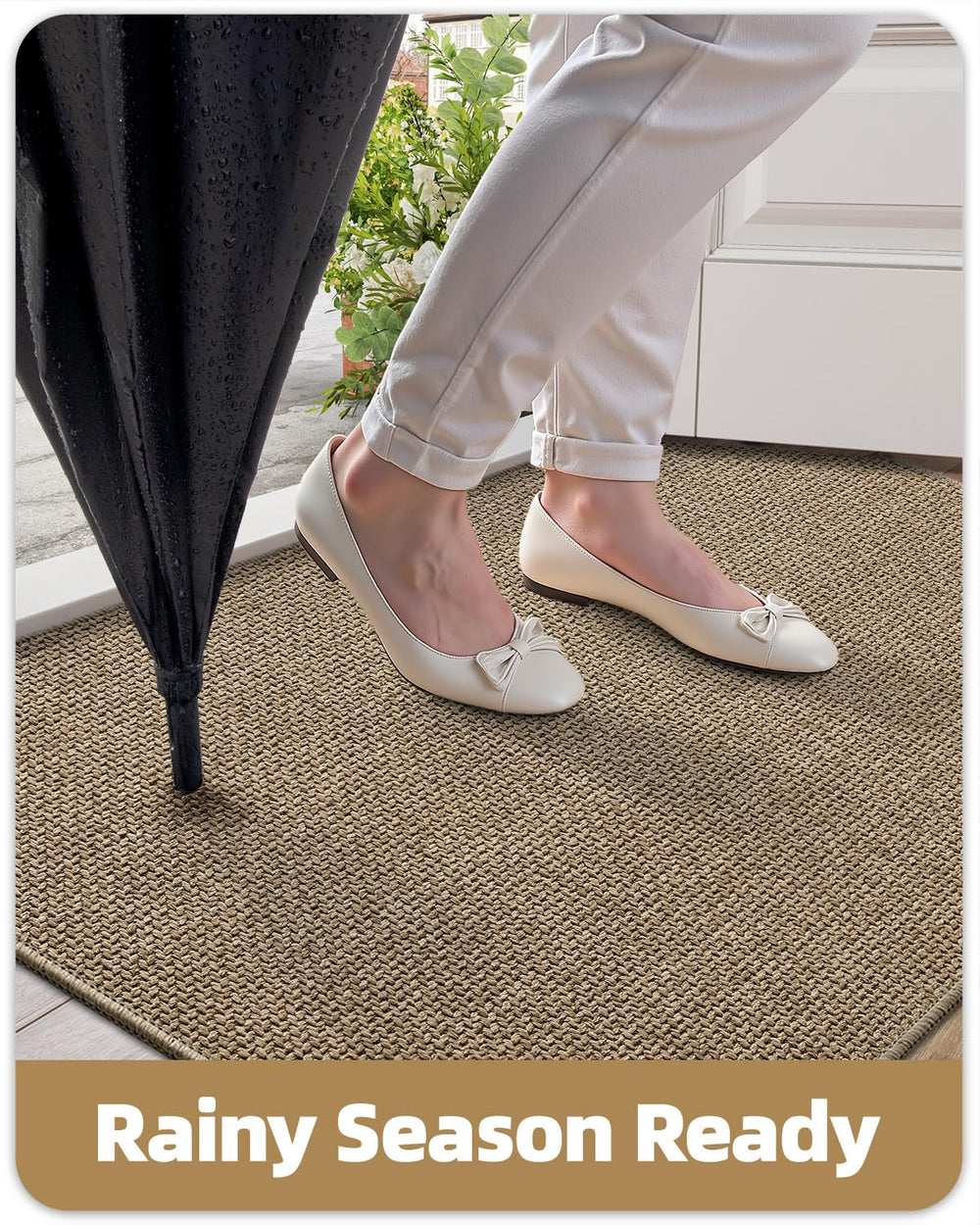 Color&Geometry Ultra-Thin Indoor Door Mat cleaning process