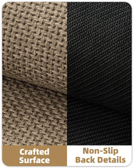 Color&Geometry Ultra-Thin Indoor Door Mat non-slip rubber backing