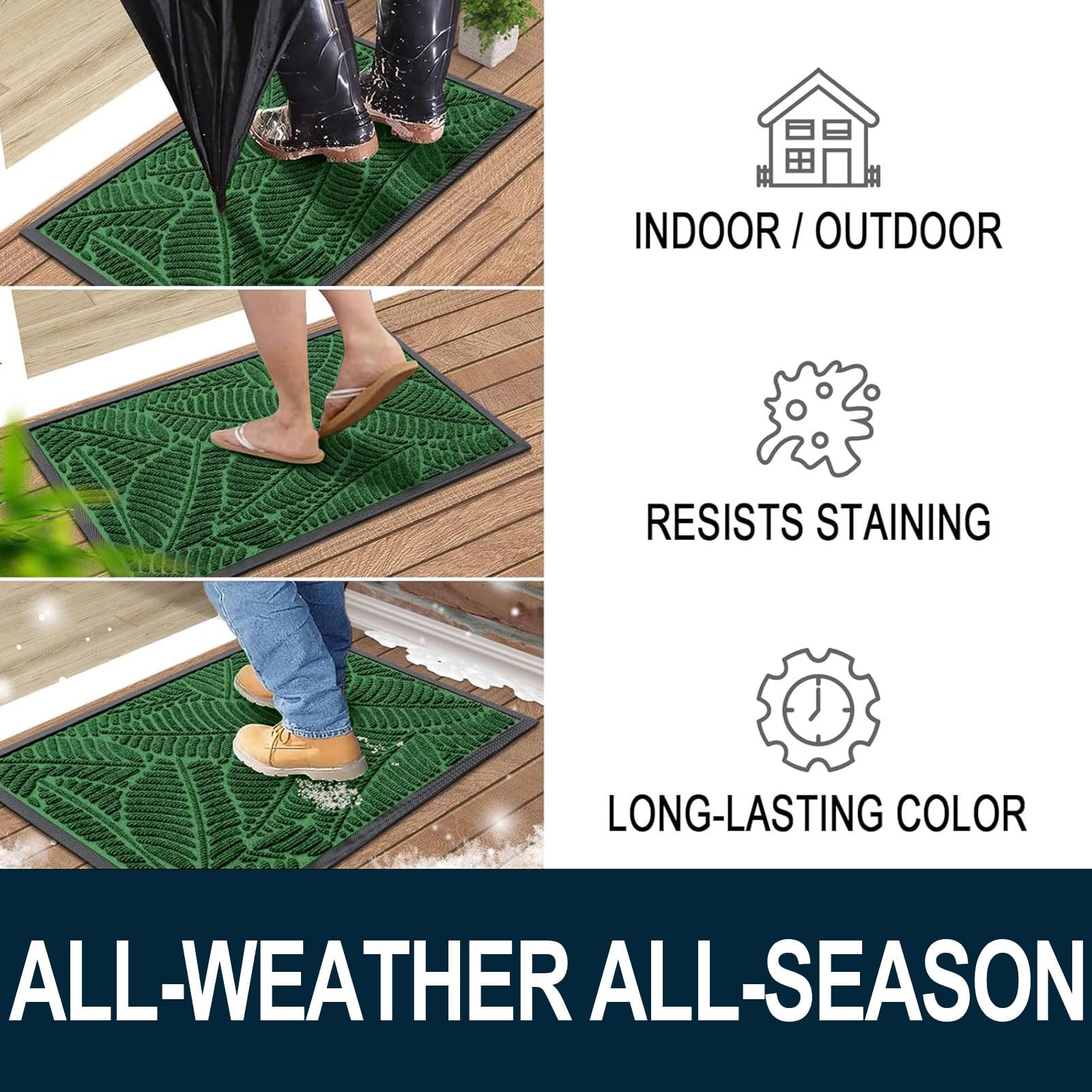 Colorxy doormat in outdoor setting
