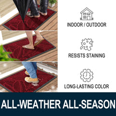 Colorxy doormat in outdoor setting on patio