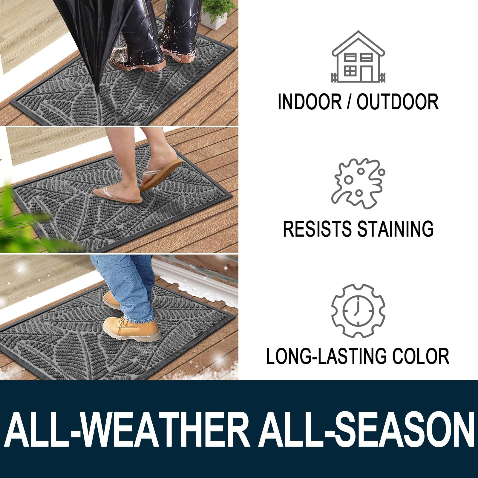 Colorxy doormat placed at the entrance