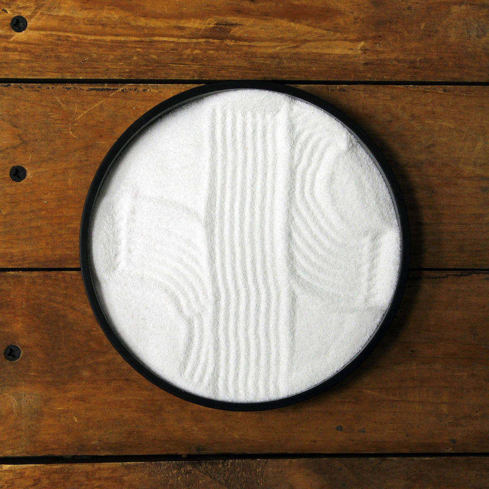 Colour box packaging of the Nature's Mark Mini Zen Garden Kit