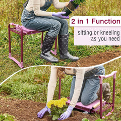 Colwelt Garden Kneeler Stool folded flat for easy storage
